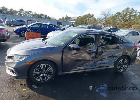2019 Honda Civic Ex from USA, damaged, VIN 19XFC1F36KE216728